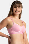Jockey Double Layered Non Wired Full Coverage T-Shirt Bra - Candy Pink — thumbnail 2